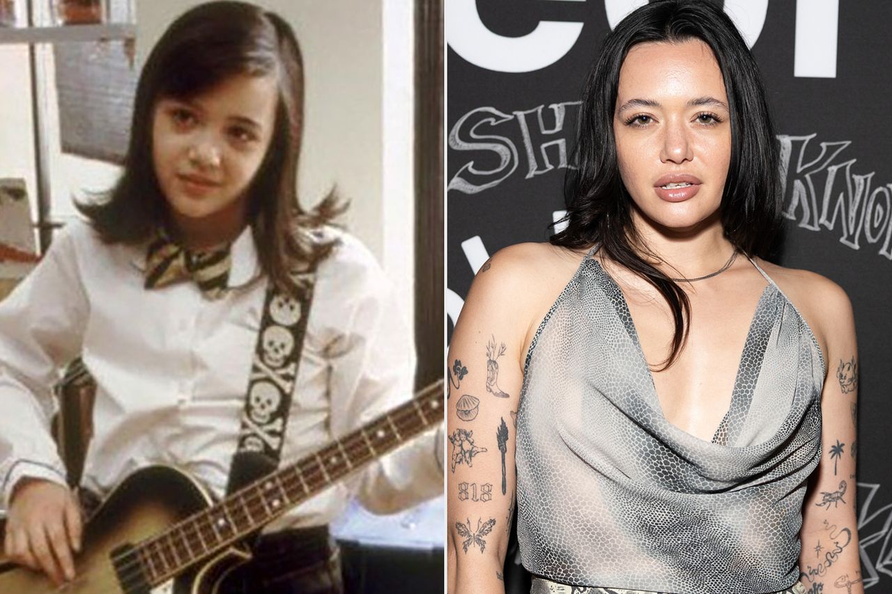 From left: Rivkah Reyes as Katie ‘Posh Spice’ in 2003’s ‘School of Rock’; Rivkah Reyes attends the ‘Something You Should Know About Me’ Tribeca Festival premiere afterparty at the Flower Shop in N.Y.C. on June 8, 2026Credit: Everett; Getty