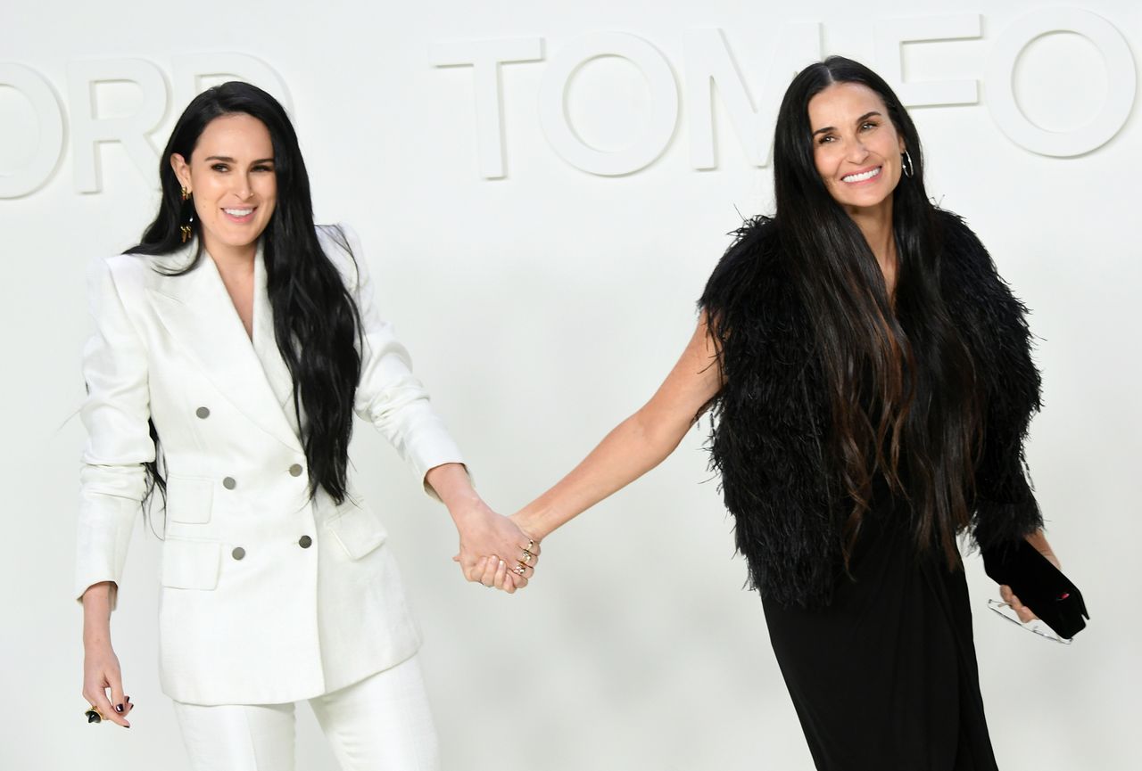 Rumer Willis (L) and Demi Moore attend the om Ford AW20 Show - Arrivals at Milk Studios on February 07, 2020 in Hollywood, California Rumer Willis and Demi MooreCredit: Mike Coppola/FilmMagic