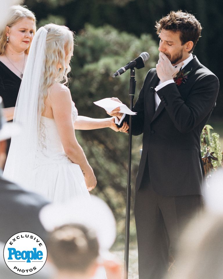 Scott Michael Foster and Carson Fagerbakke Wedding Carson Fagerbakke and Scott Michael FosterCredit: Tatiana Tarasovskaya Studio