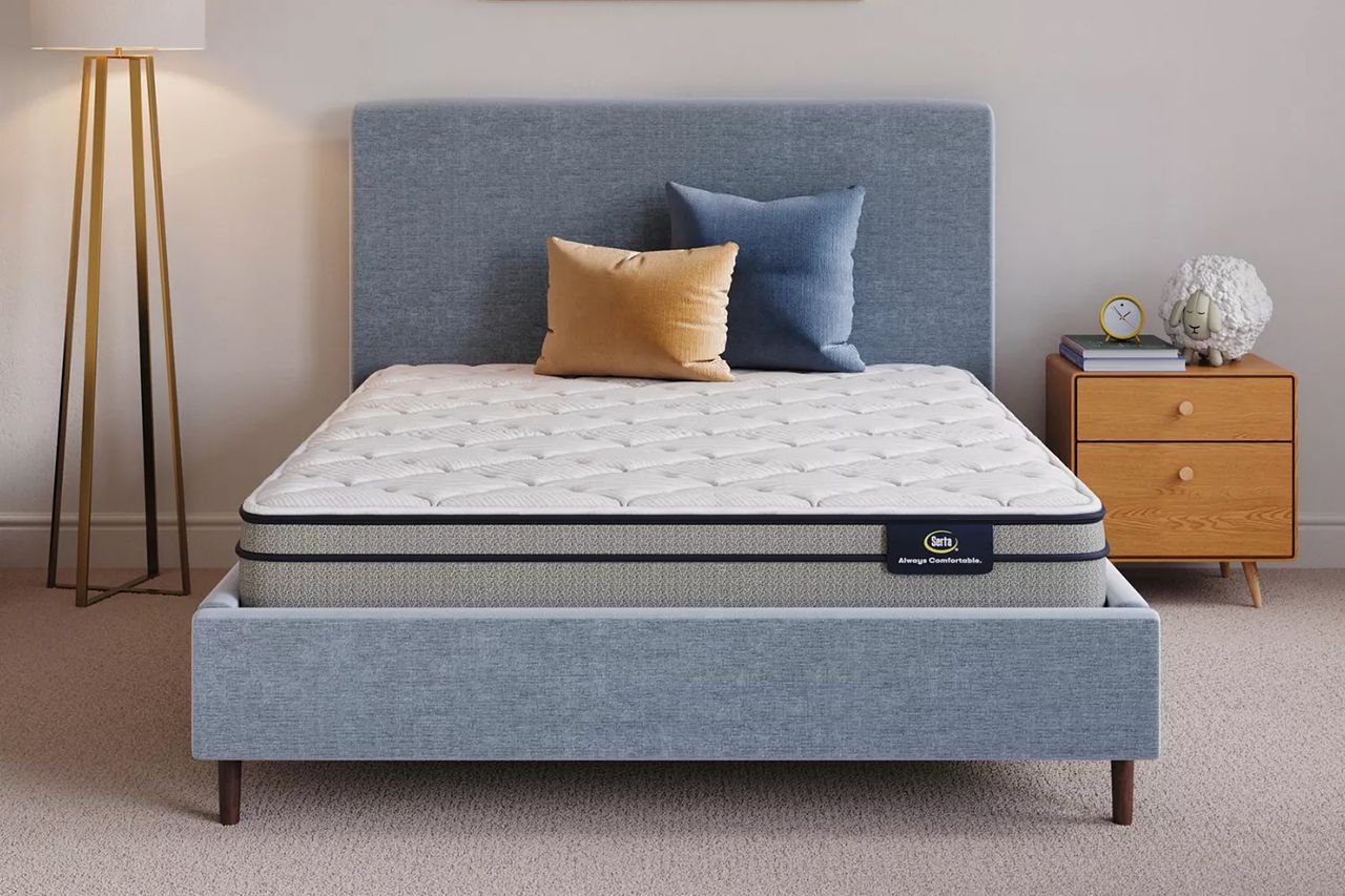 Macy's Serta Flowering Cherry Medium Euro-Top Mattress Credit: Macy's