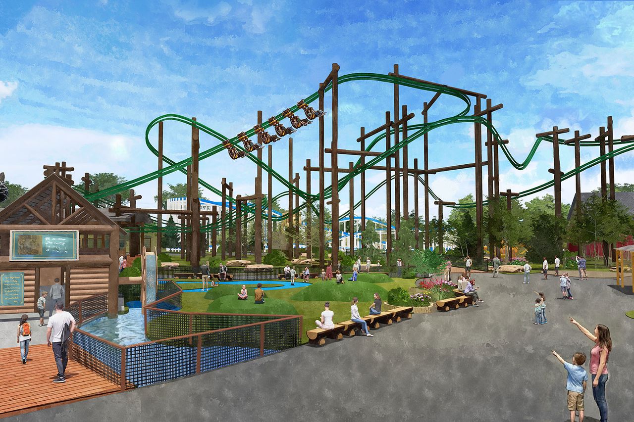 Concept art for Sky Hawk at Six Flags Great AmericaCredit: Six Flags Great America