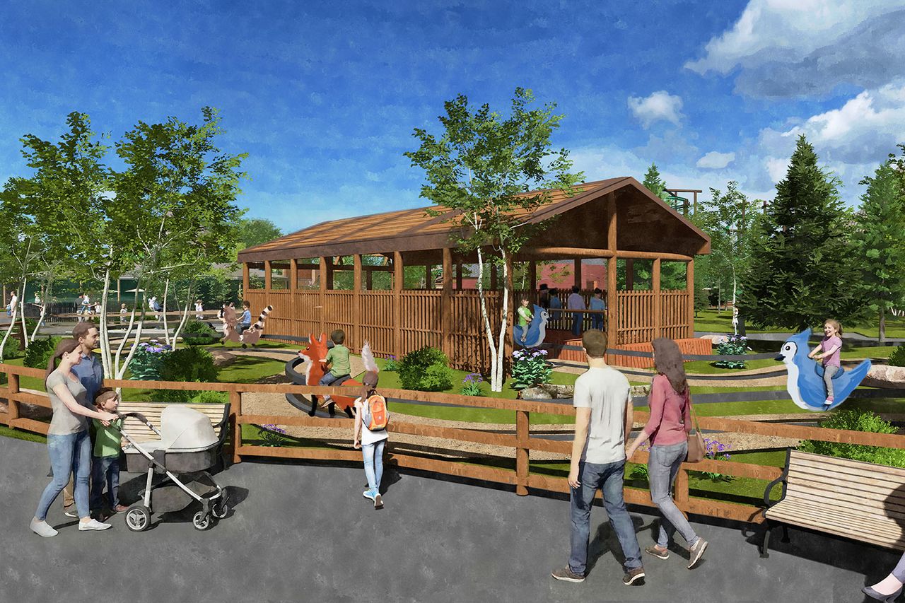 Concept art for Trail Trotters at Six Flags Great AmericaCredit: Six Flags Great America