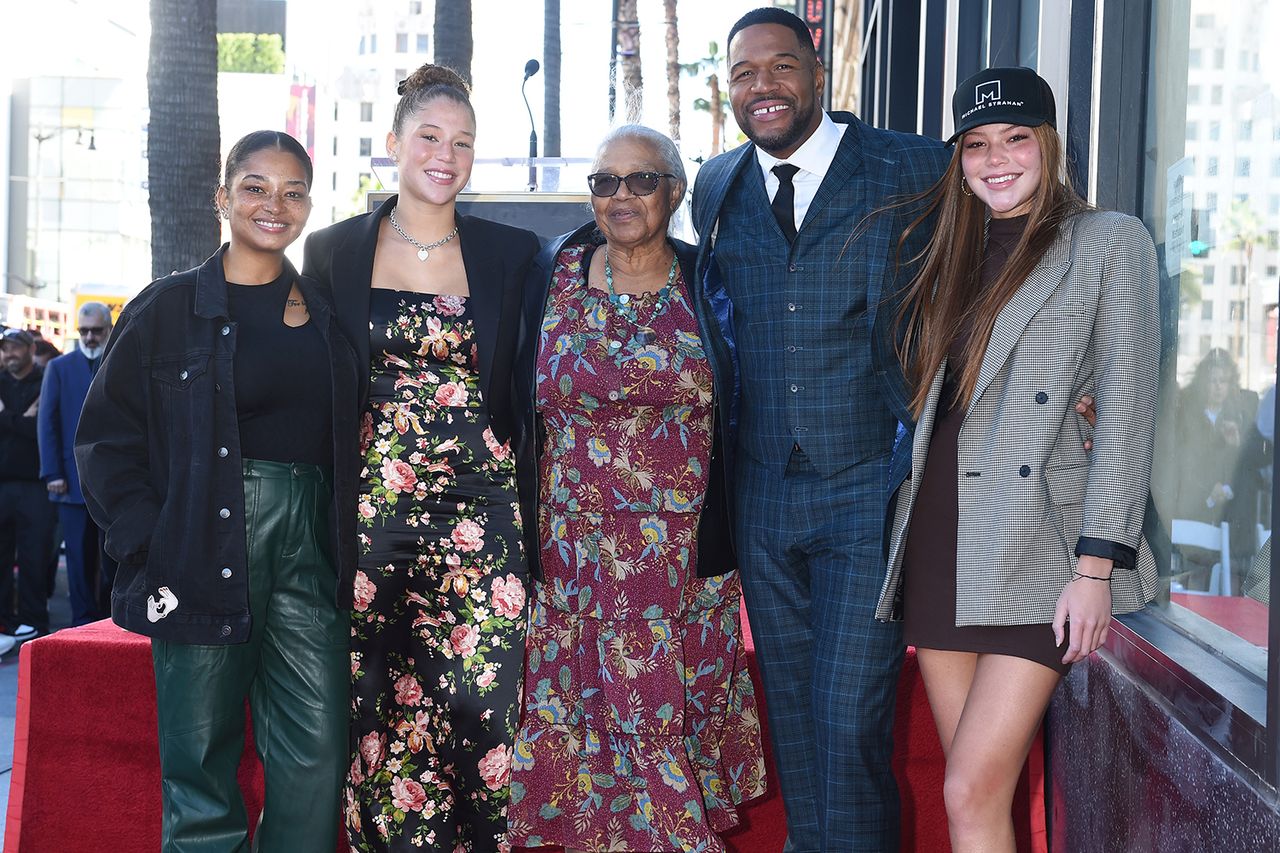 Tanita Strahan, Isabella Strahan, Louise Strahan, Michael Strahan, Sophia Strahan at the star ceremony where Michael Strahan is honored with the first Sports Entertainment star on the Hollywood Walk of Fame Tanita Strahan, Isabella Strahan, Louise Strahan, Michael Strahan, Sophia Strahan at the star ceremony where Michael Strahan is honored with the first Sports Entertainment star on the Hollywood Walk of Fame on January 23, 2023, in Los Angeles, California.Credit: Gilbert Flores/Variety via Getty