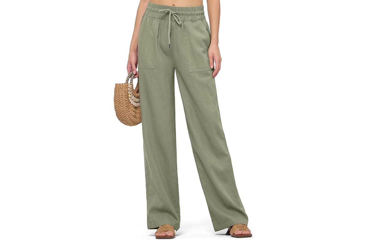Willit Women Linen Pants Wide Leg Palazzo Trousers 29 Credit: Amazon