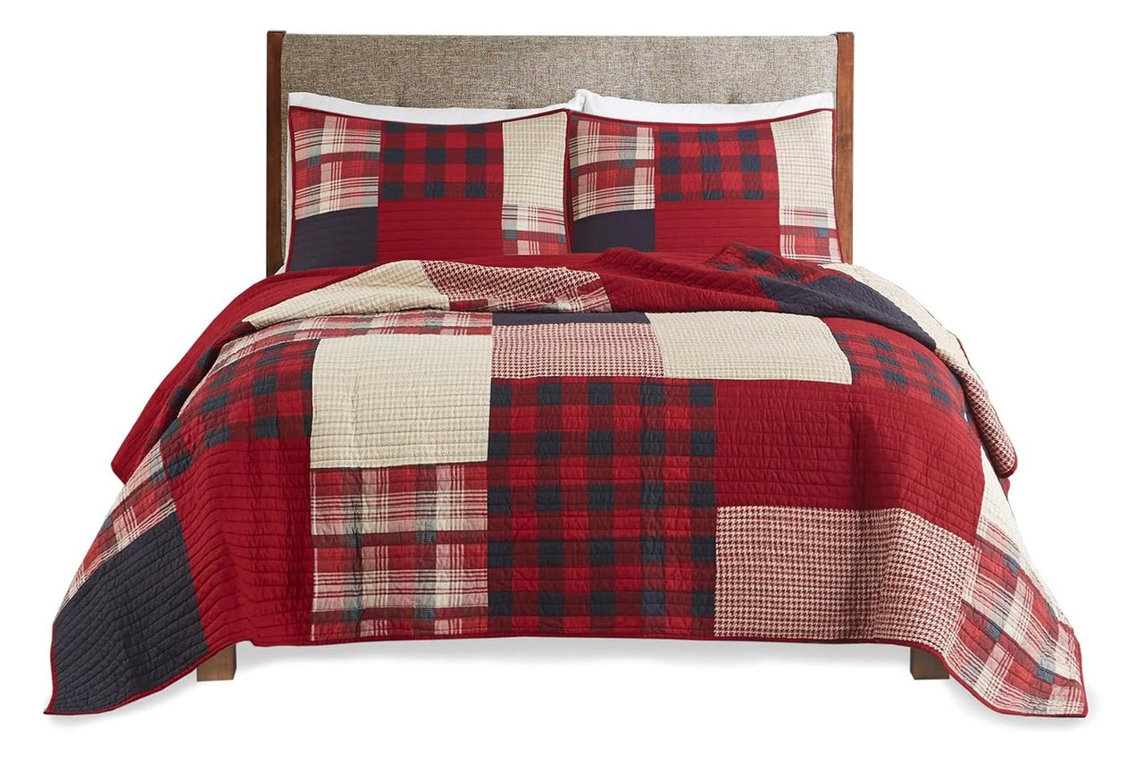 Woolrich Sunset Reversible Quilt Set Credit: Amazon