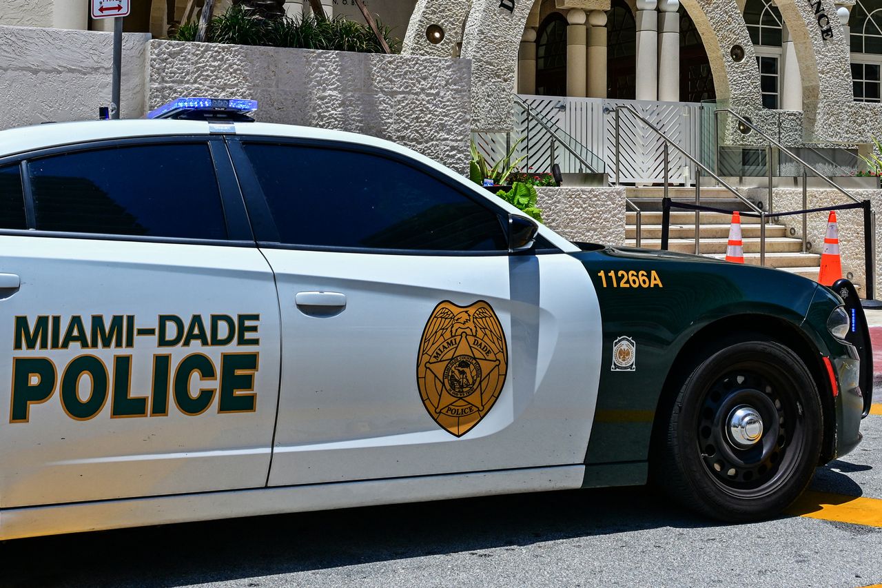 Miami-Dade County Police Department vehicleCredit: GIORGIO VIERA/AFP via Getty