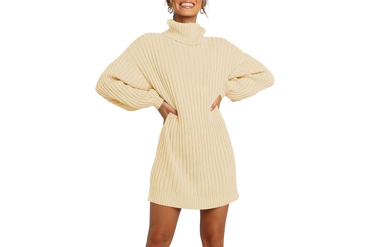 Anrabess Oversized Sweater Turtleneck Credit: Amazon