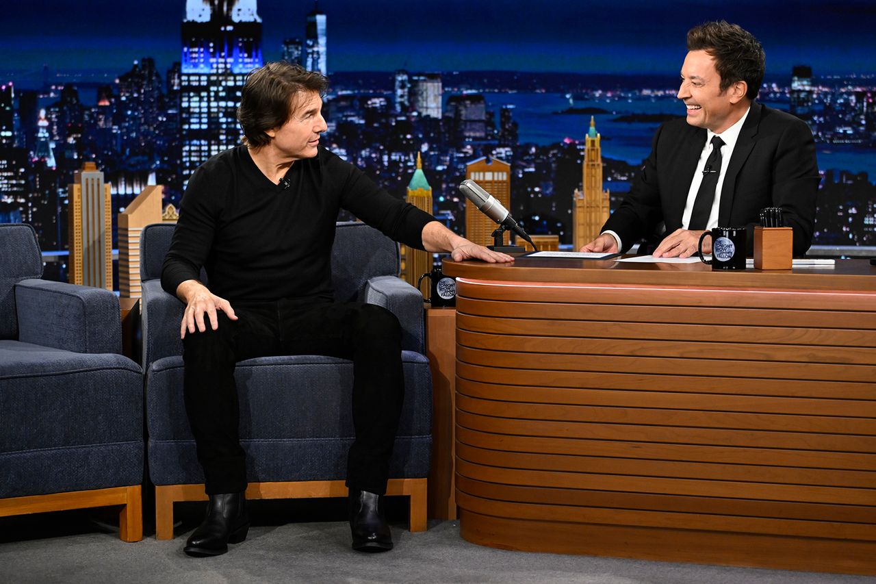 Tom Cruise on ‘The Tonight Show Starring Jimmy Fallon’Credit: Todd Owyoung/NBC via Getty