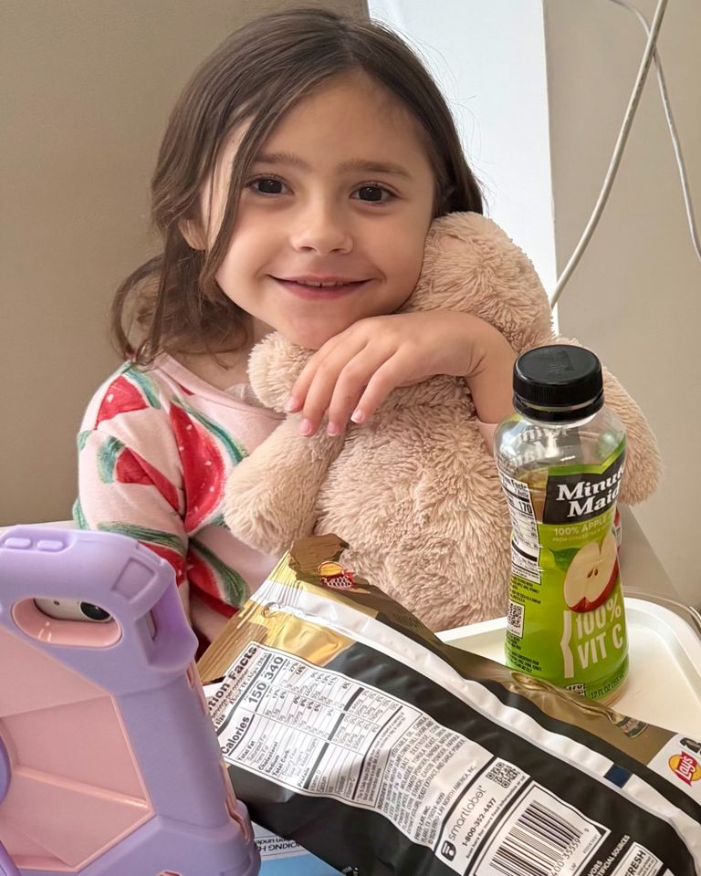 Girl, 7, Declared Cancer-Free and Cuts Off the BraceletHer Dad Wore Throughout Her Entire Treatment Adelynn Taylor.Credit: Courtesy of the Taylor Family