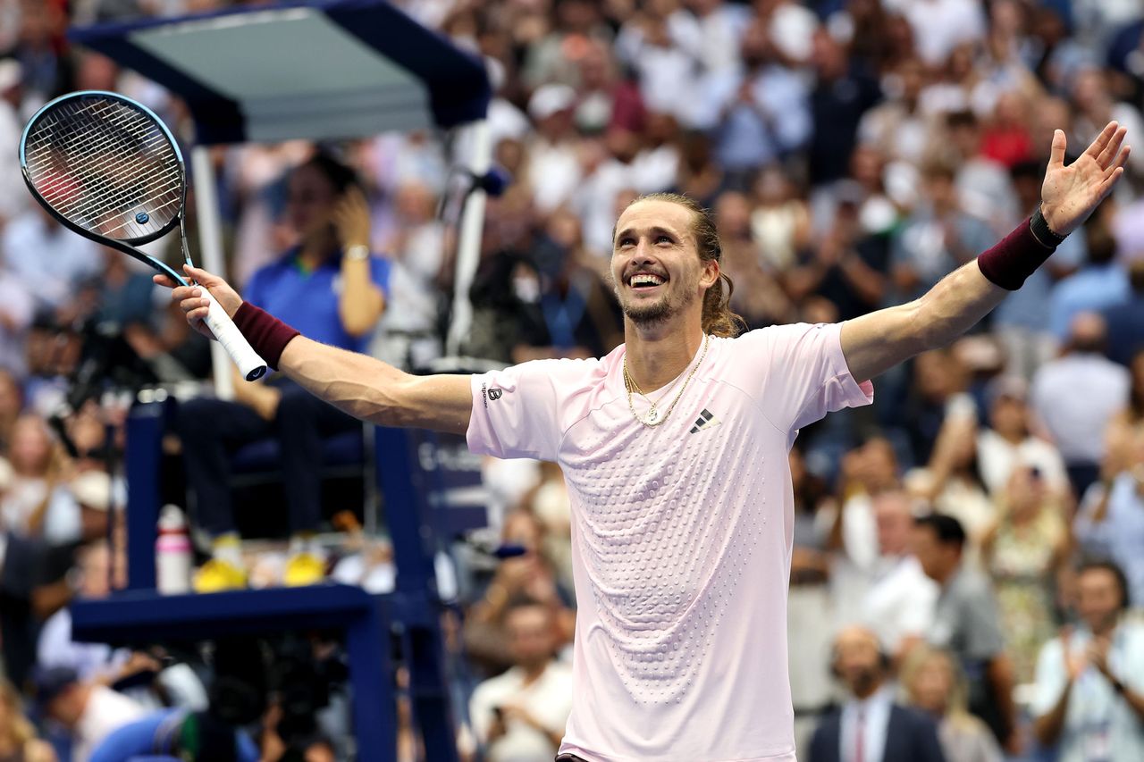 Alexander Zverev celebrates winning the US Open on Sept. 13, 2026Credit: Patrick Smith/Getty