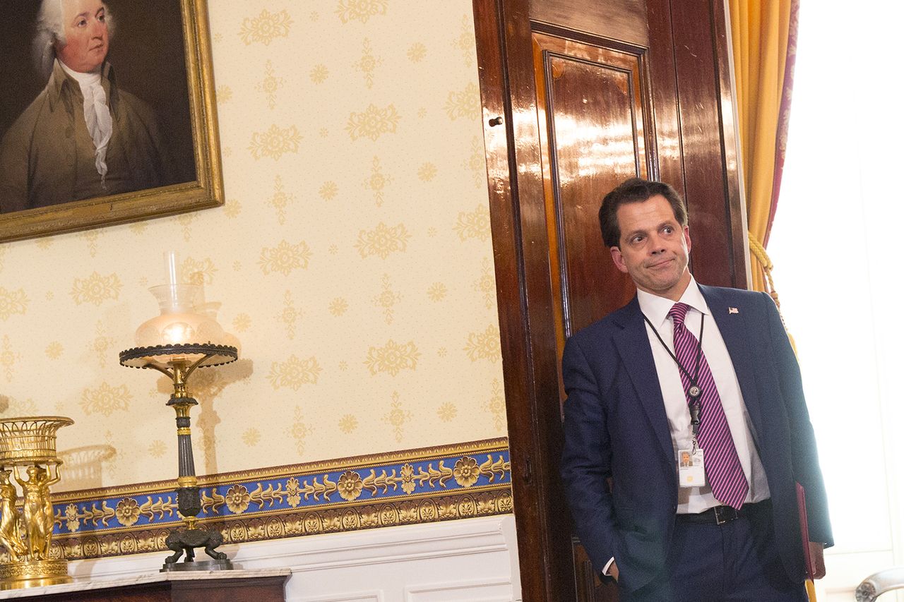Anthony Scaramucci, director of communications for the White House Anthony Scaramucci in the White House in July 2017.Credit: Chris Kleponis/Pool Via Bloomberg