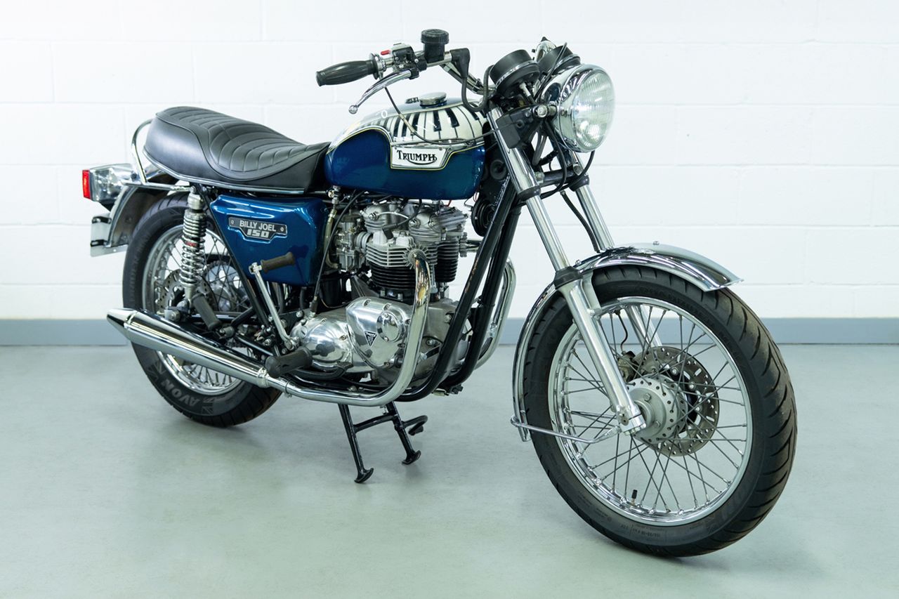 Billy Joel’s 1978 Triumph T140 BonnevilleCredit: Gooding Christie's