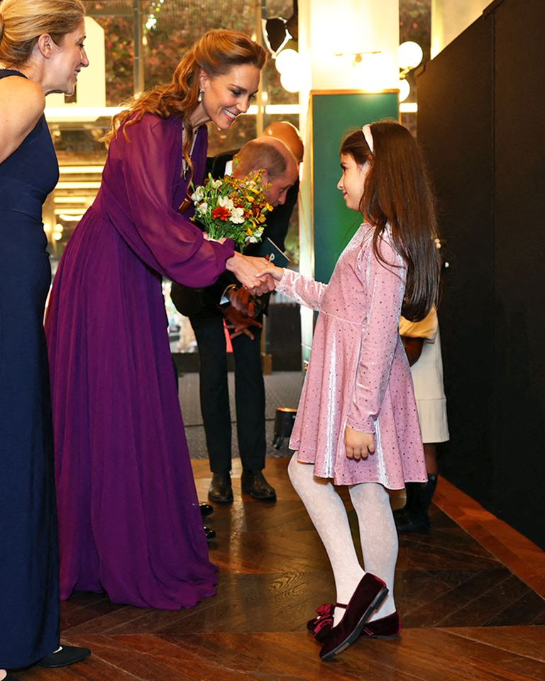 Britain's Catherine, Princess of Wales receives flowers as she attends the global premiere of the film 'Digger' in Leicester Square in central London on September 22, 2026. Kate Middleton in Leicester Square, central London, on September 22, 2026.Credit: Geoff PUGH / POOL / AFP via Getty