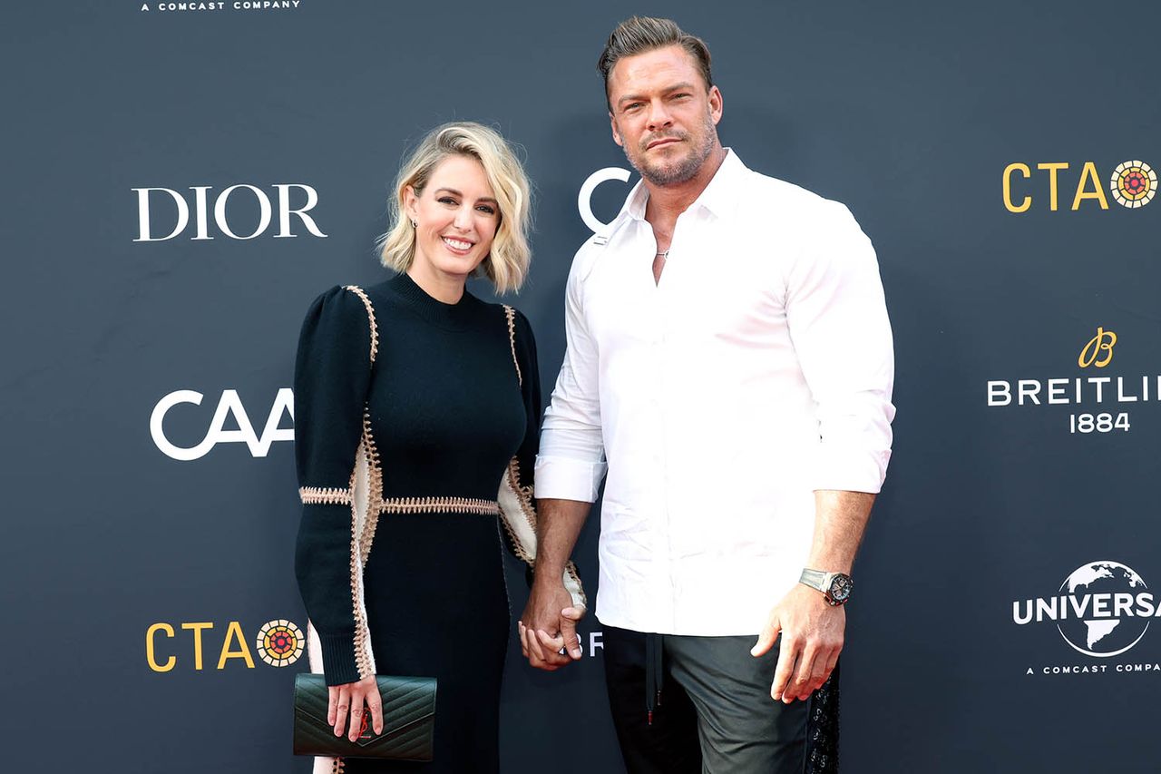 Catherine Ritchson and Alan Ritchson attend the Charlize Theron Africa Outreach Project 2023 Block Party at Universal Studios Backlot on May 20, 2023 in Universal City, California. Catherine and Alan Ritchson in 2023Credit: Monica Schipper/Getty