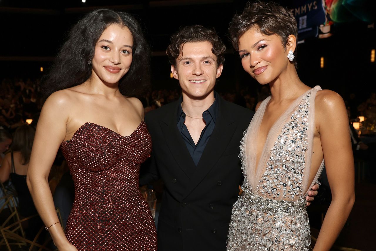 Chase Infiniti, Tom Holland and ZendayaCredit: Todd Williamson/NBC via Getty