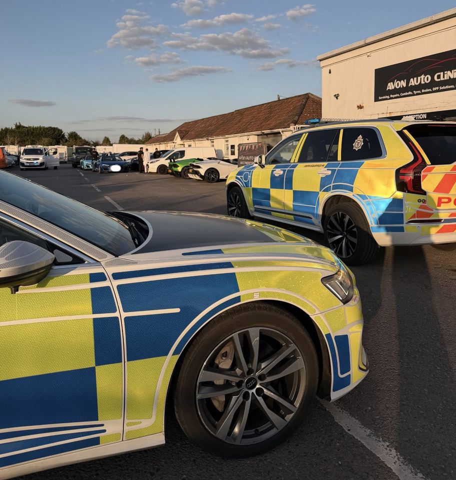Police Seize Convoy of Supercars en Route to Wedding Over Dangerous Driving Avon and Somerset Roads Policing Unit vehiclesCredit: Avon and Somerset Roads Policing Unit/Facebook