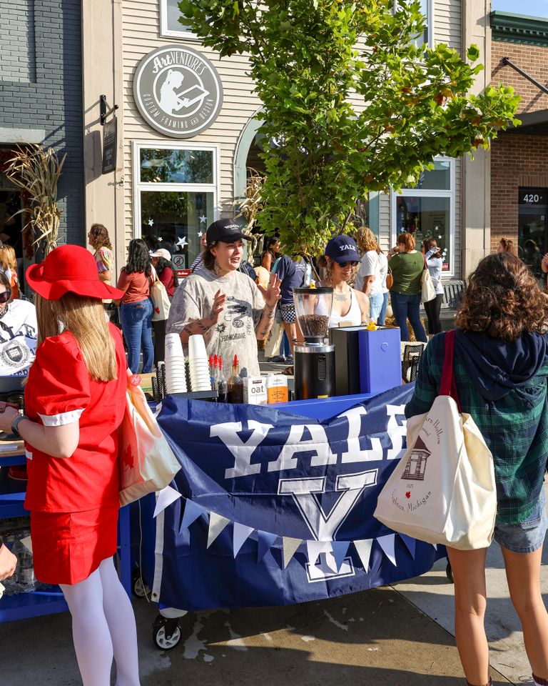 Destination Stars Hollow in Brighton, MI Fans of ‘Gilmore Girls’ pay homage to Rory Gilmore’s alma mater, Yale UniversityCredit: Emily Watson