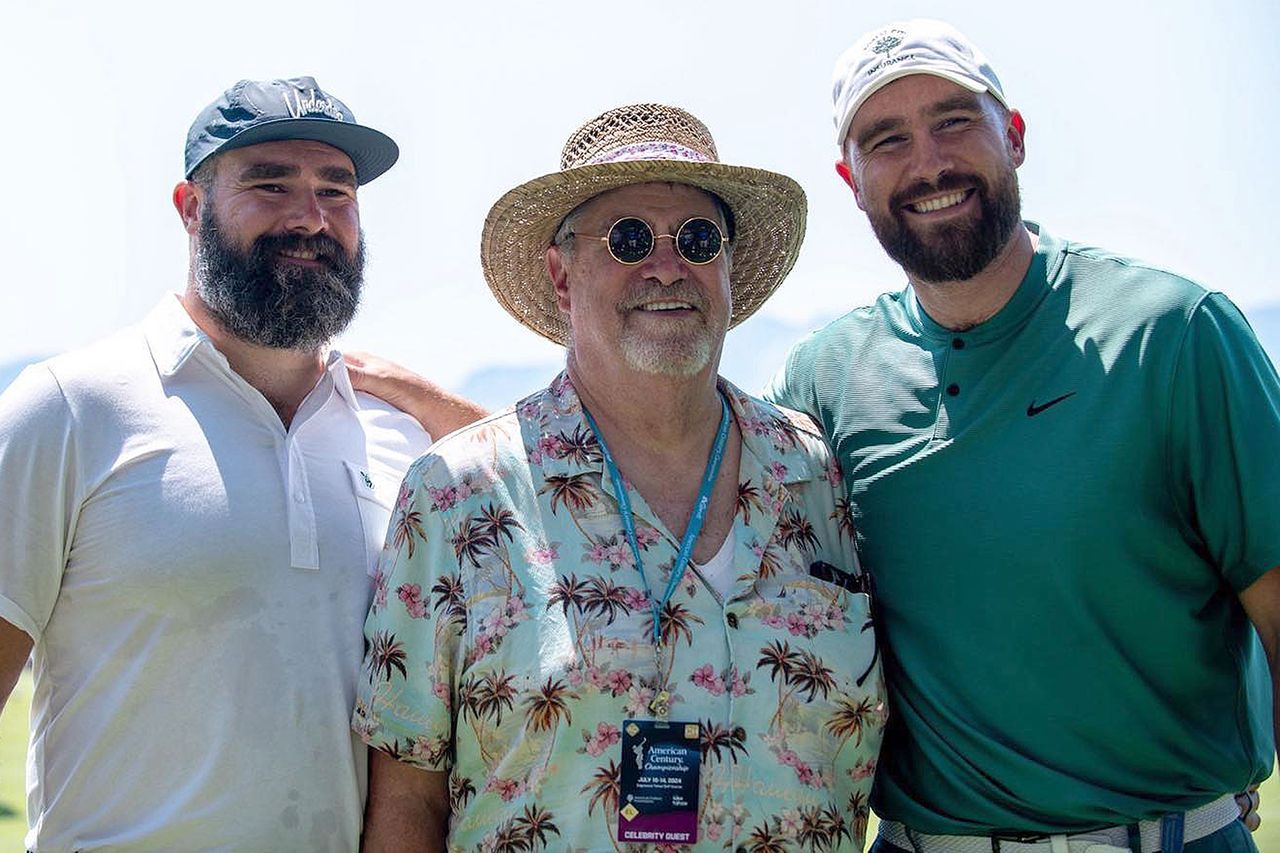 Ed Kelce , Travis Kelce and Jason Kelce dad Jason, Ed and Travis KelceCredit: ED Kelce/Instagram
