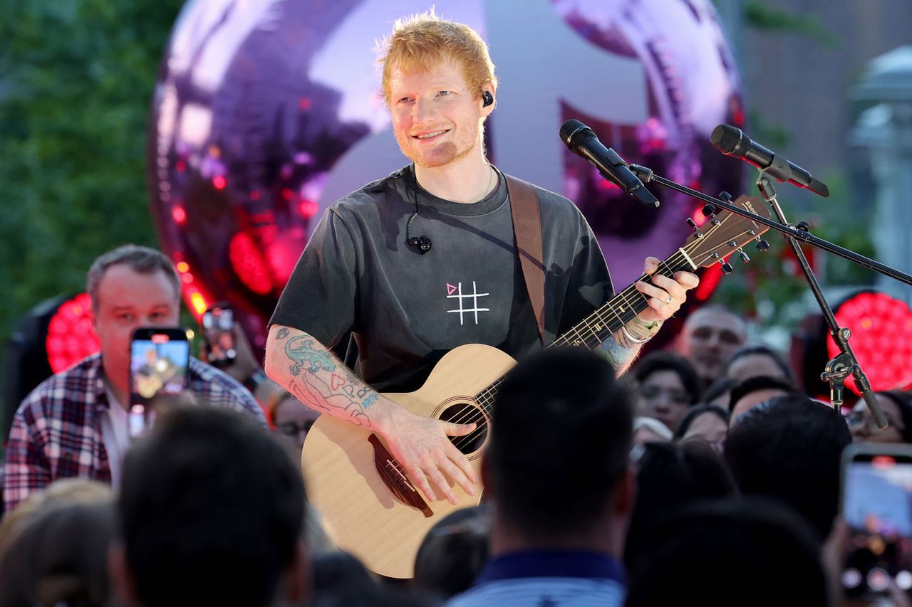 Ed Sheeran performs onstage during TikTok Presents Ed Sheeran's Play, LIVE from New York at Domino Park on September 13, 2025 in Brooklyn, New York. Ed SheeranCredit: Rich Fury/Getty