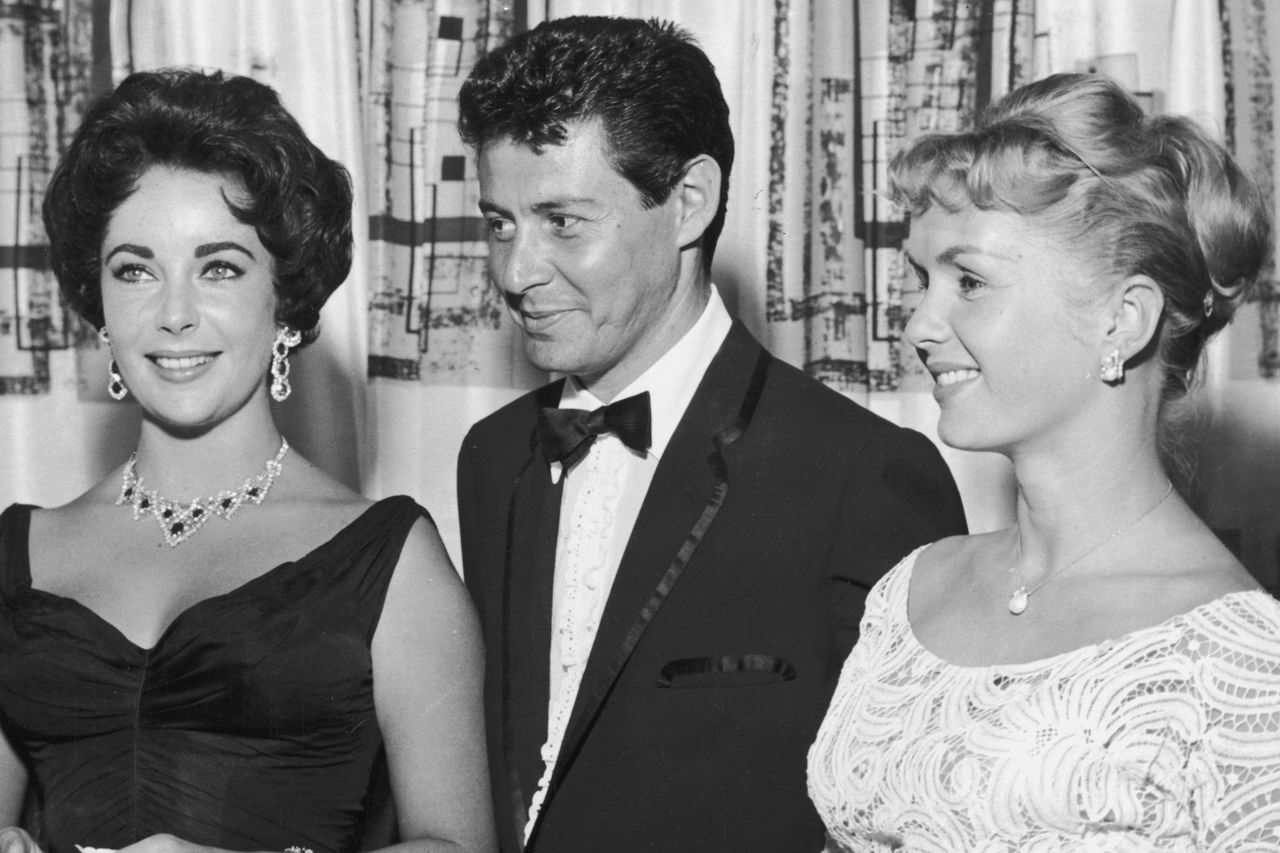 Elizabeth Taylor, Debbie Reynolds, Eddie Fisher Elizabeth Taylor, Debbie Reynolds, Eddie FisherCredit: Hulton Archive/Getty