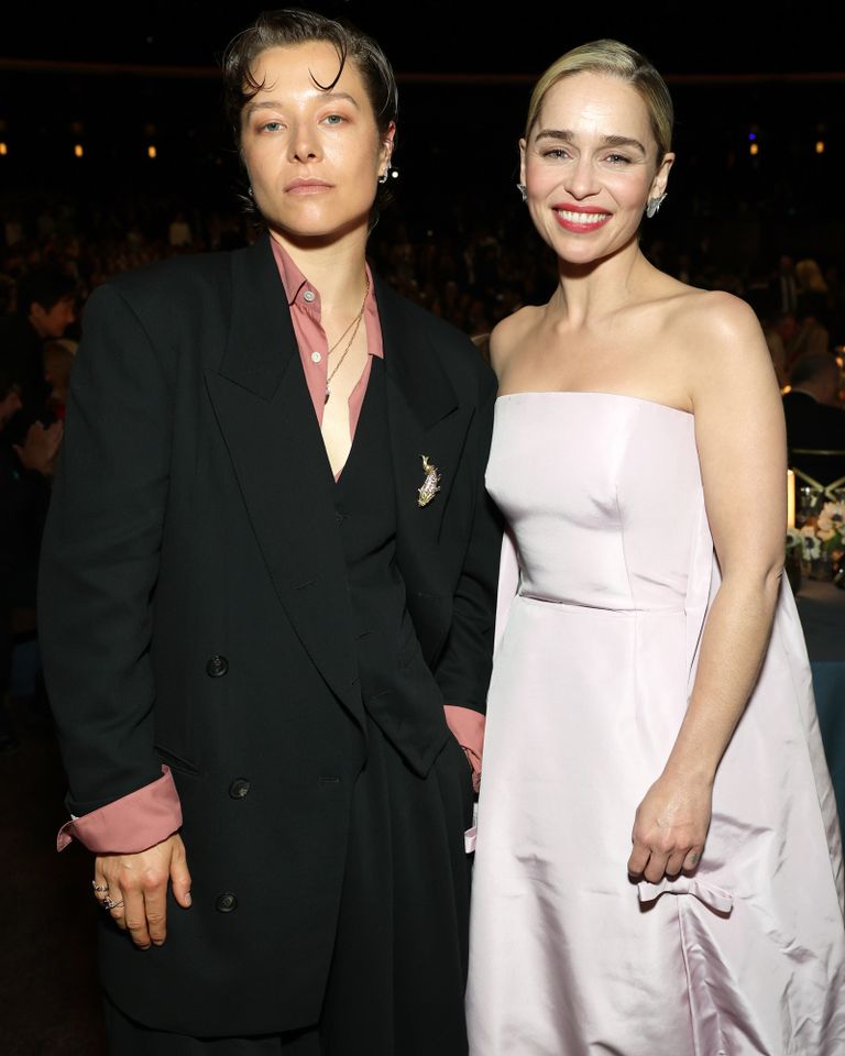 Emma D’Arcy and Emilia ClarkeCredit: Todd Williamson/NBC via Getty