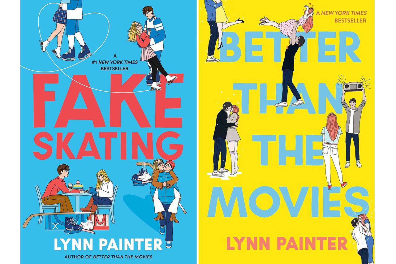 The covers of ‘Fake Skating’ and ‘Better Than the Movies’Credit: Simon & Schuster Books for Young Readers