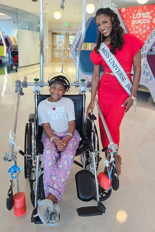 Former Miss Universe Jamaica Gabrielle Henry Speaks Out 10 Months After Fall From Miss Universe Pageant Stage Henry visits Joe DiMaggio Children’s hospital and chats with pediatric patients receiving treatment there in October 2025.Credit: Courtesy of Gabrielle Henry