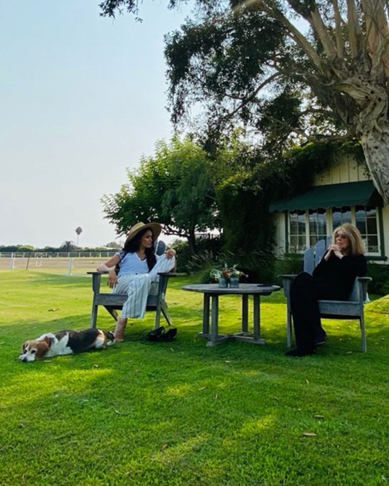 Meghan Markle and Gloria SteinemCredit: Meghan/Instagram