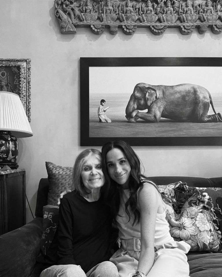 Gloria Steinem and Meghan MarkleCredit: Meghan/Instagram