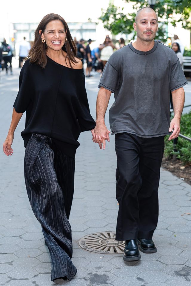 Katie Holmes and Jason Bard Yarmosky Katie Holmes (L) and Jason Bard Yarmosky attend the Cult Gaia fashion show during New York Fashion Week: The Shows at the Gilder Center on September 09, 2026Credit: TheStewartofNY/GC Images