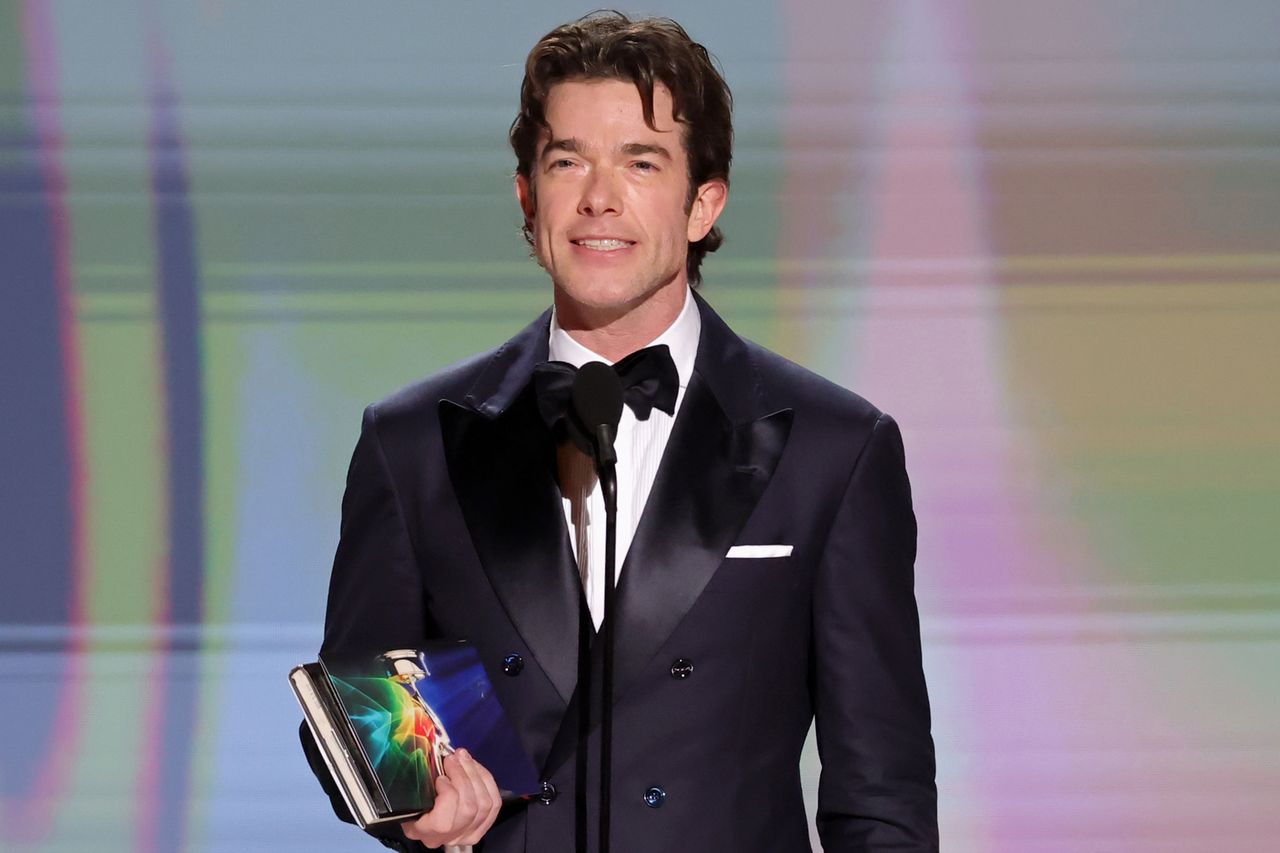 John Mulaney speaks onstage during the 78th Primetime Emmy Awards Credit: Kevin Winter/Getty
