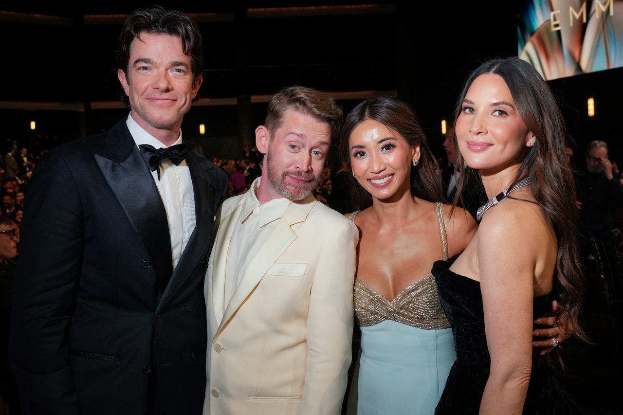 John Mulaney, from left, Macaulay Culkin, Brenda Song, and Olivia MunnCredit: Jordan Strauss/Invision for the Television Academy/AP Content Services