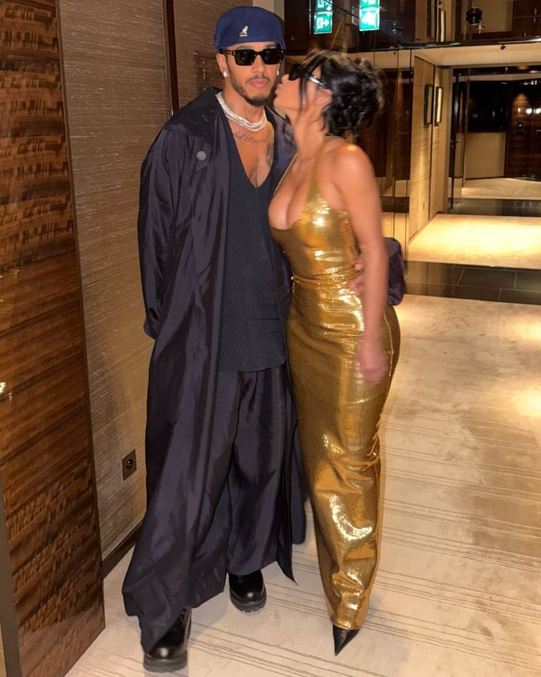 Lewis Hamilton and Kim Kardashian Lewis Hamilton and Kim KardashianCredit: Lewis Hamilton/Instagram