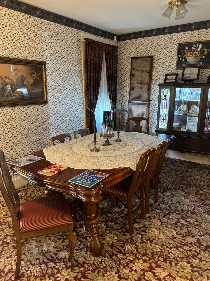 Lizzie Borden Both Andrew’s and Abby’s were brought into the dining room after the murders and placed on the table.Credit: courtesy Ghost Moms