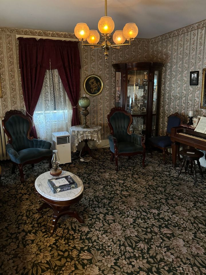Lizzie Borden The front room of the house.Credit: courtesy Ghost Moms