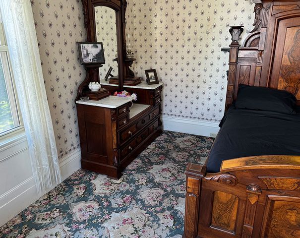 Lizzie Borden Abby’s body was found on the floor next to the dresser in this bedroom.Credit: courtesy Ghost Moms