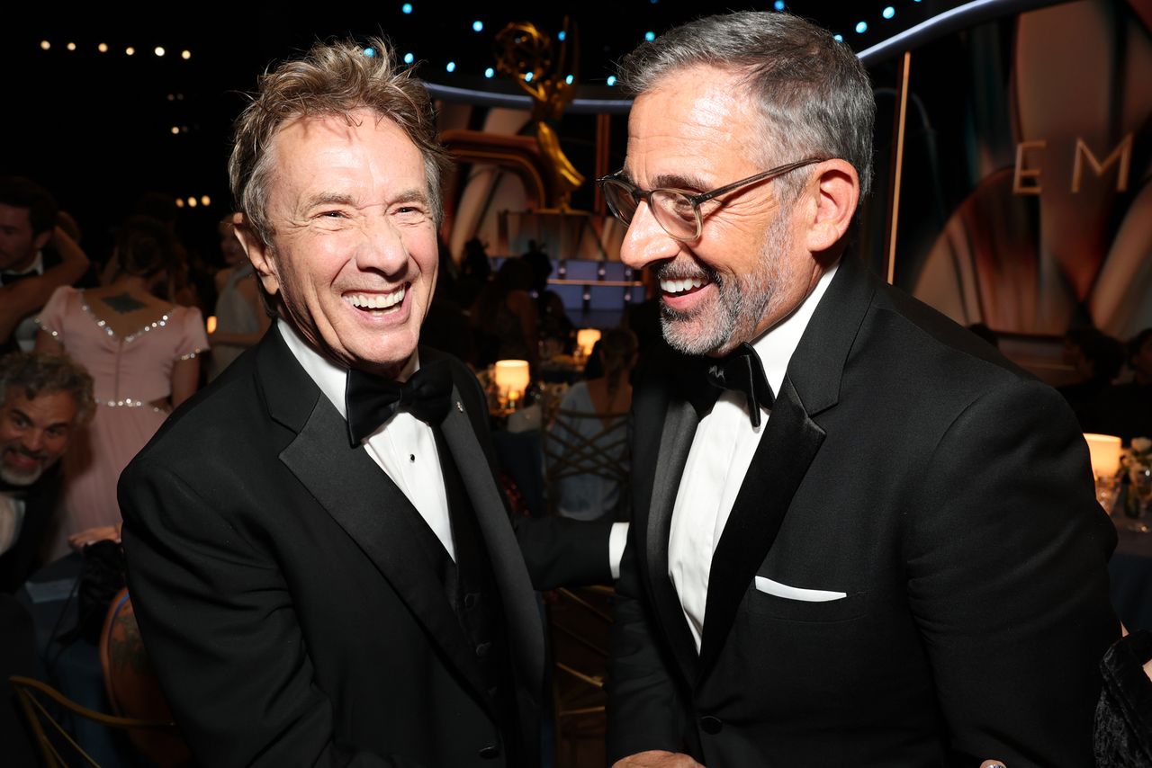 Martin Short and Steve CarellCredit: Todd Williamson/NBC via Getty