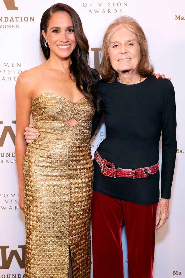 Meghan Markle and Gloria Steinem in May 2023Credit: Kevin Mazur/Getty