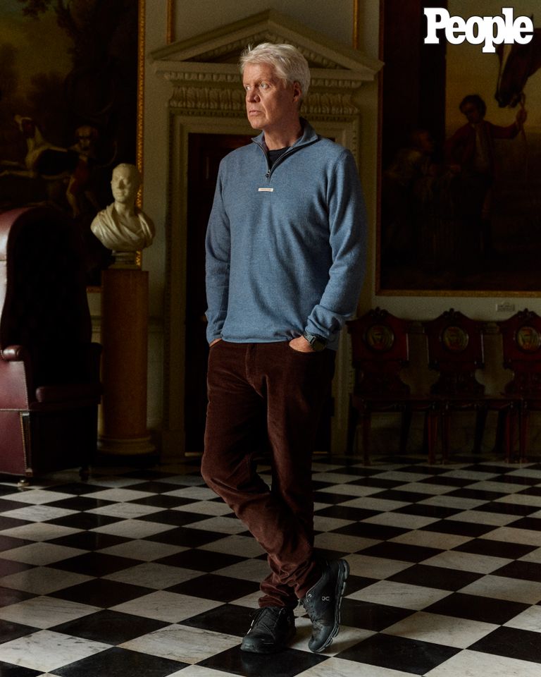 Charles Spencer photographed at Althorp at Charles and Diana's childhood ancestral home in Northampton, England on September 16, 2026. Charles Spencer photographed at his family’s ancestral home of Althorp, standing on the same black-and-white parquet floor where his sister Princess Diana famously practiced ballet as a child.Credit: Matt Holyoak