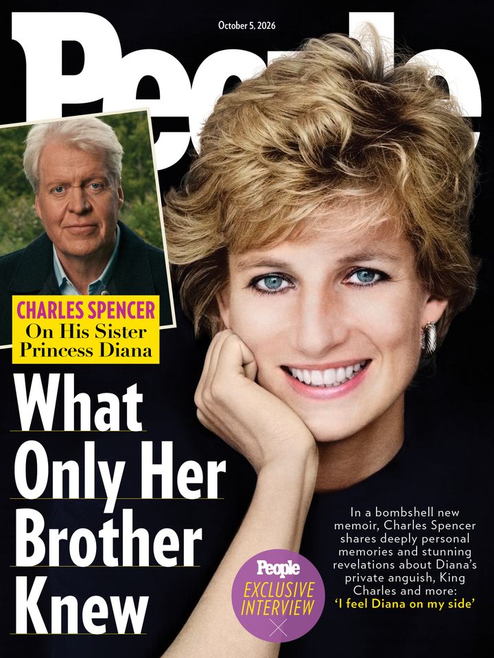 CHARLES SPENCER PRINCESS DIANA PEOPLE COVER Charles Spencer and his sister Princess Diana on the cover of this week’s PEOPLECredit: Matt Holyoak