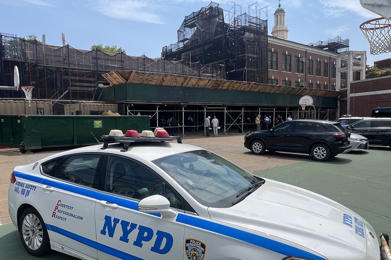 The missing man’s body was found inside a chimney at P.S./I.S. 113 Anthony J. Pranzo in Glendale, Queens.Credit: Barry Williams/New York Daily News/Tribune News Service via Getty