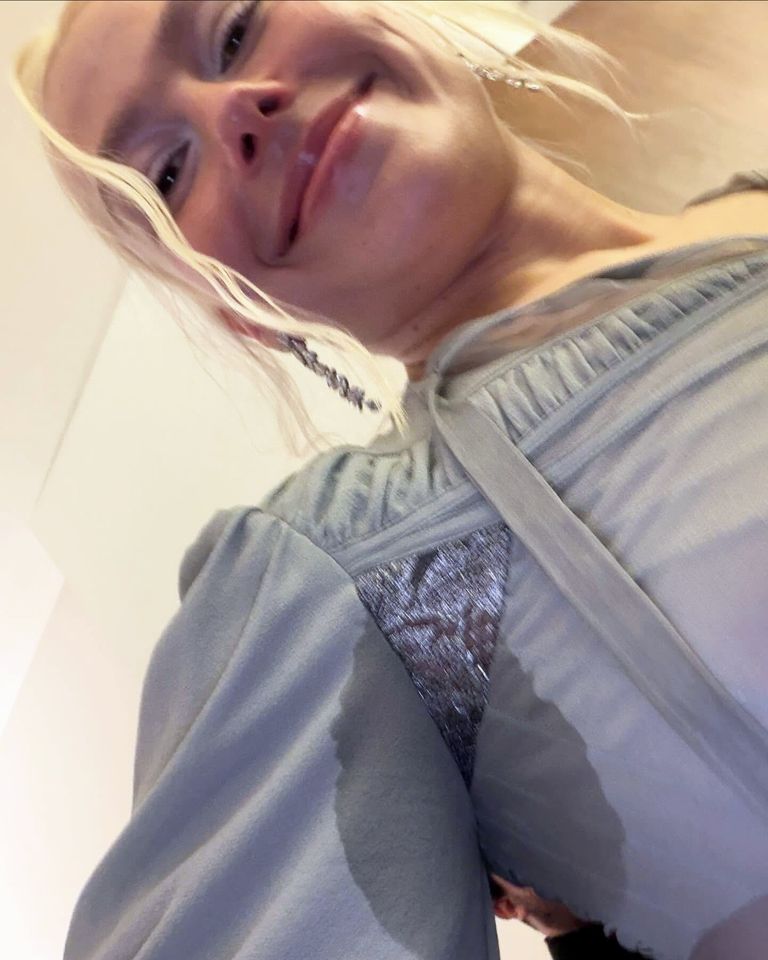 Phoebe Bridgers shares candid sweat stain in Instagram post from Venice Film FestivalCredit: Phoebe Bridgers/Instagram