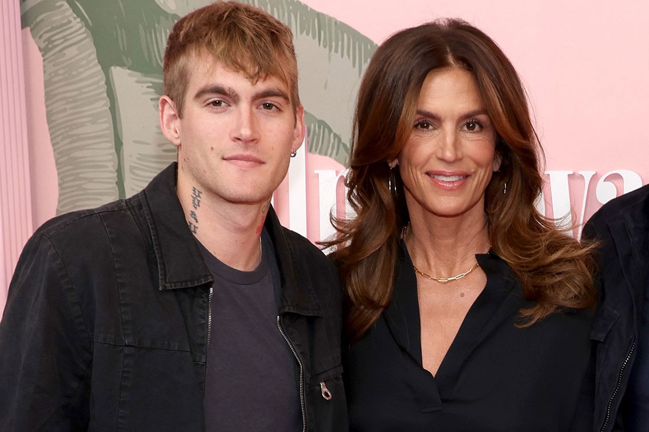 Presley Gerber, Cindy Crawford and Rande Gerber attend the World Premiere of Apple TV+'s Presley Gerber (left) and Cindy Crawford in 2024.Credit: Phillip Faraone/Getty