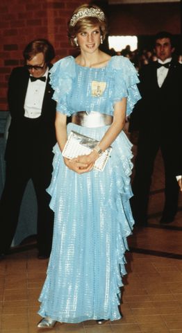 Princess Diana attends a formal dinner at the Saint John Convention Centre in Saint John, Canada, on June 18, 1983Credit: Tim Graham Photo Library via Getty