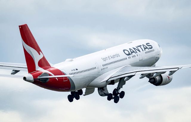 Qantas aircraft at Sydney Airport. April 10th, 2026, Qantas plane (stock image)Credit: Wolter Peeters / The Sydney Morning Herald via Getty
