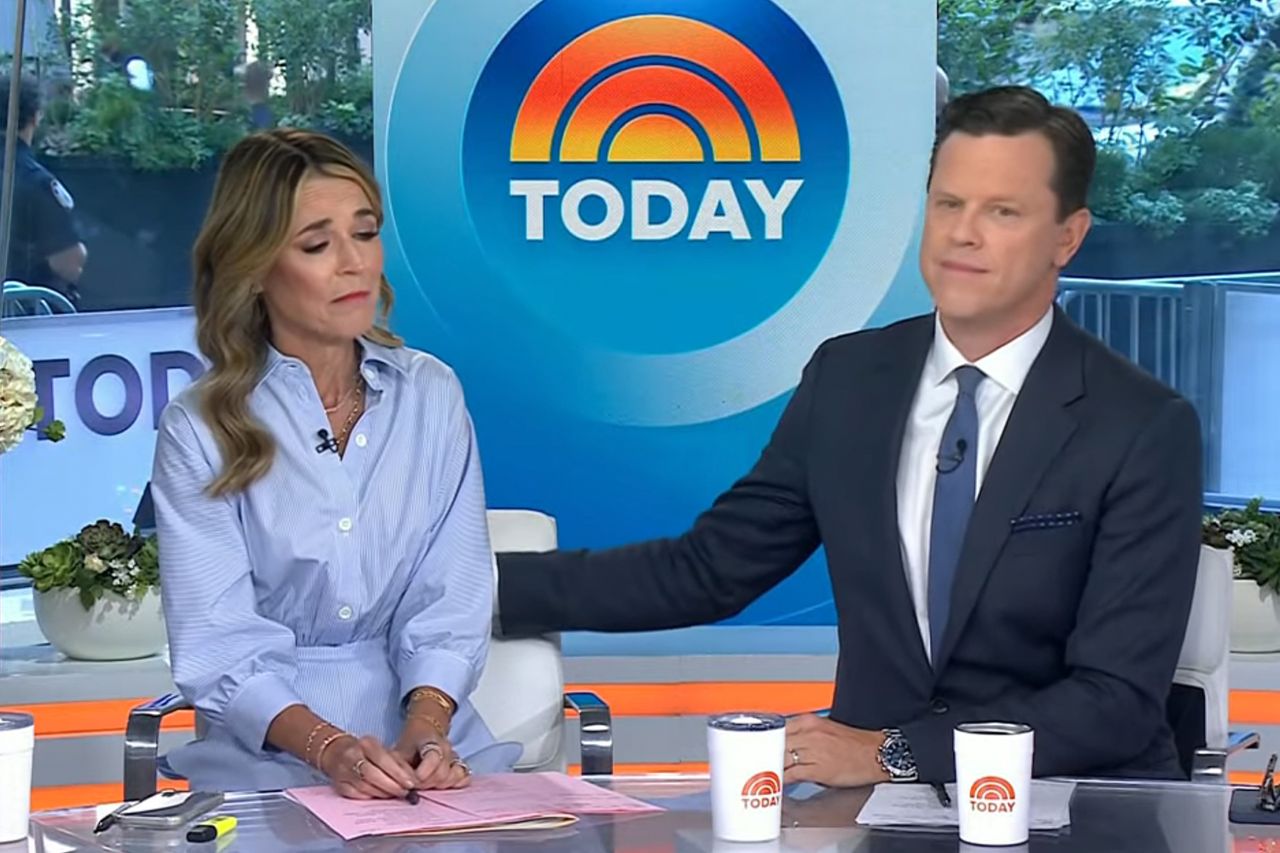 Savannah Guthrie gets emotional talking about her missing mom Nancy Guthrie with Willie Geist on ‘Today.’Credit: Today