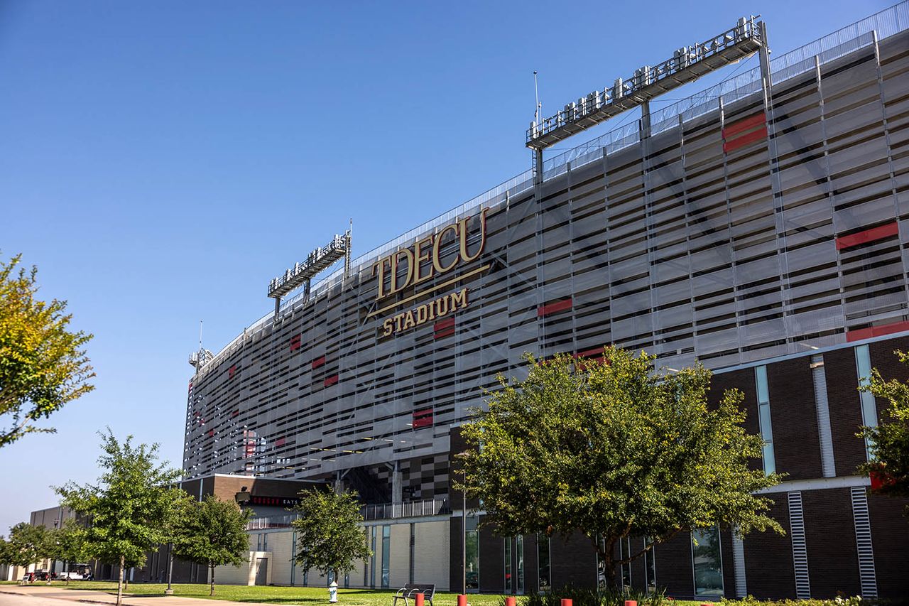 Houston Texas, USA - May 19, 2024: University of Houston is the fourth largest university in Texas. Established in 1927 as a junior college and later transitioned to a four-year university in 1934. TDECU Stadium at the University of Houston in Houston, TexasCredit: Getty