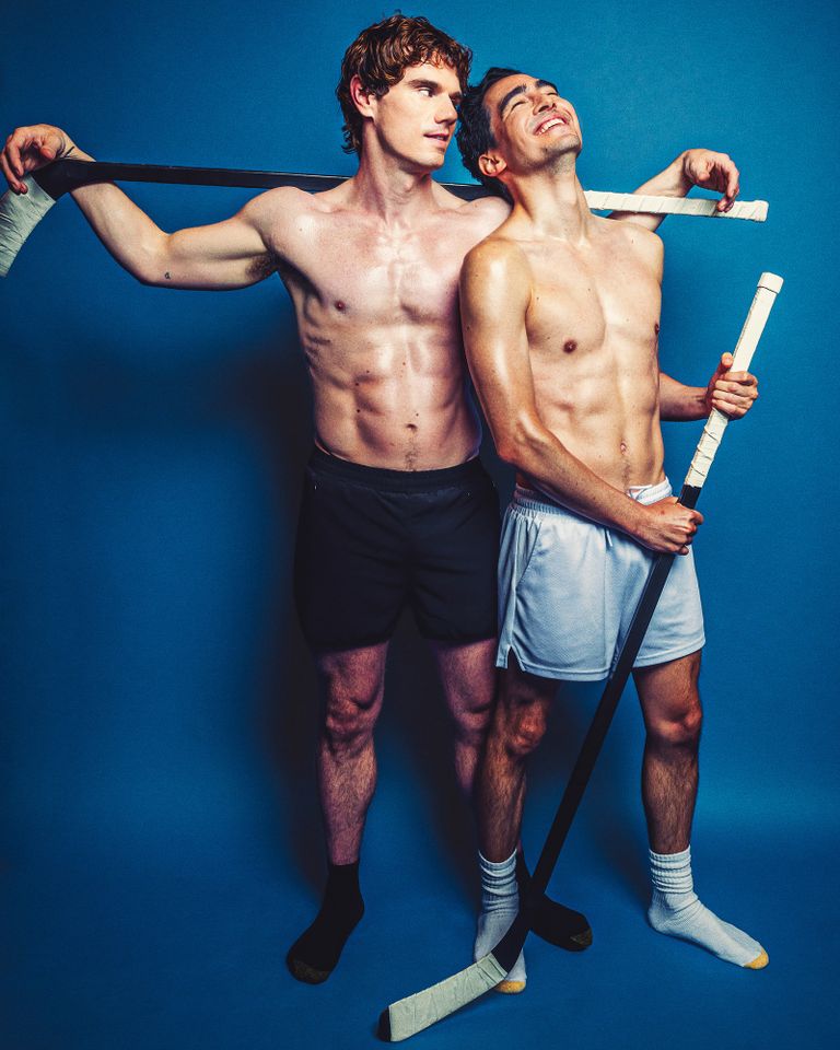 TROY IWATA TO JOIN THE COMPANY OF HEATED RIVALRY: THE UNAUTHORIZED MUSICAL PARODY AS SHANE HOLLANDER Jay Armstrong Johnson and Troy Iwata in a promo photo for ‘Heated Rivalry: The Unauthorized Musical Parody’Credit: Austin Ruffer