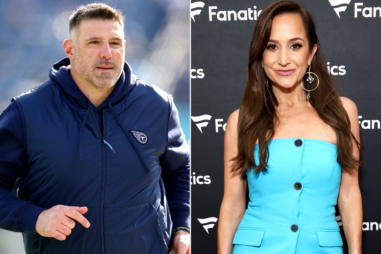 Tennessee Titans head coach Mike Vrabel runs on the field, Dianna Russini attends the 2026 Fanatics Super Bowl Party Mike Vrabel; Dianna RussiniCredit: Wesley Hitt/Getty; Cindy Ord/Getty