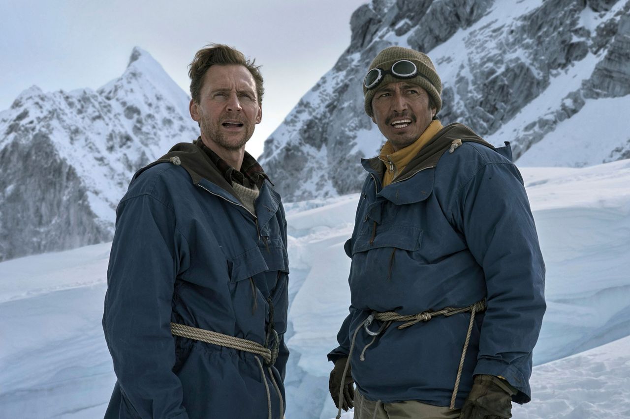 Tenzing Tom Hiddleston and Genden Phuntsok in ‘Tenzing’Credit: Apple Tv